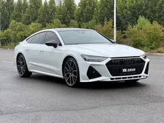 2022 Audi A7 55 TFSI quattro Premium, белый — фото 8