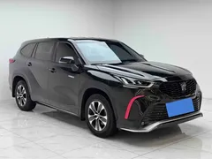 2021 Toyota Crown Kluger 2.5L HEV 2WD Base, чёрный — фото 3