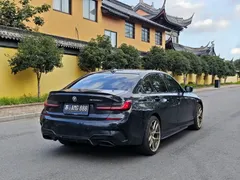 2022 BMW 3 Series 325Li M Sport Dark Package, чёрный — фото 17