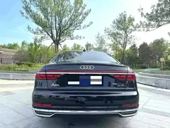 2021 Audi A8L 55 TFSI quattro, чёрный — фото 7