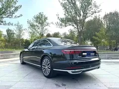2021 Audi A8L 55 TFSI quattro, чёрный — фото 8