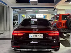 2021 Audi A8L 50 TFSI quattro Comfort, чёрный — фото 8