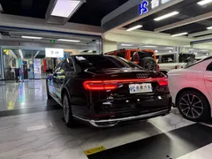 2021 Audi A8L 50 TFSI quattro Comfort, чёрный — фото 9