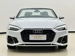 2023 Audi A5 Cabriolet 40 TFSI, белый — фото 2