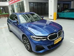 2021 BMW 3 Series 325Li M Sport Package, синий — фото 3