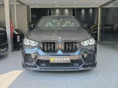 2022 BMW X6 M, синий — фото 3