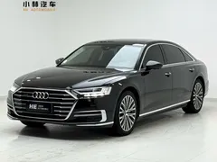 2021 Audi A8L 55 TFSI quattro, чёрный — фото 1