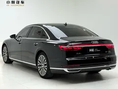 2021 Audi A8L 55 TFSI quattro, чёрный — фото 4