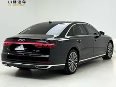 2021 Audi A8L 55 TFSI quattro, чёрный — фото 6