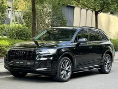 2022 Audi Q7 55 TFSI quattro S line, чёрный — фото 1