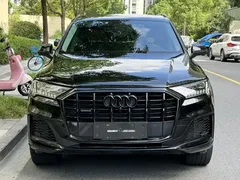 2022 Audi Q7 55 TFSI quattro S line, чёрный — фото 2