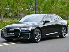 2021 Audi A6L 45 TFSI, чёрный — фото 1
