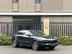 2022 Porsche Cayenne Coupe 3.0T Platinum, синий — фото 3