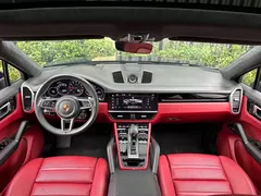 2022 Porsche Cayenne Coupe 3.0T Platinum, синий — фото 17