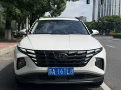2022 Hyundai Tucson L 2.0L Hybrid Flagship, белый — фото 1