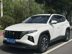2022 Hyundai Tucson L 2.0L Hybrid Flagship, белый — фото 2
