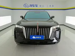2021 Hongqi E-HS9 460km, чёрный — фото 2