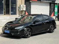 2021 Honda Civic HATCHBACK 220TURBO CVT, чёрный — фото 1