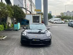 2022 Porsche 911 Turbo S 3.7T, чёрный — фото 2