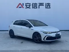 2021 Volkswagen Golf 280TSI DSG R-Line, белый — фото 3