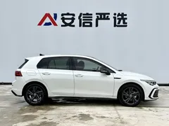 2021 Volkswagen Golf 280TSI DSG R-Line, белый — фото 7