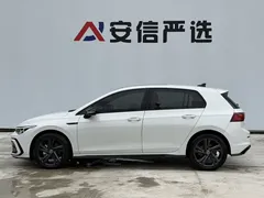 2021 Volkswagen Golf 280TSI DSG R-Line, белый — фото 9