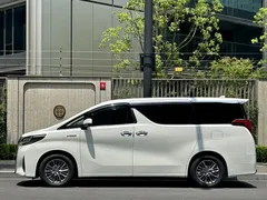2021 Toyota Alphard Hybrid 2.5L Premium, белый — фото 4