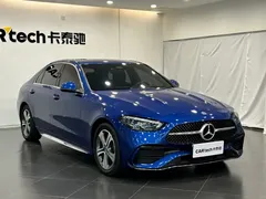 2022 Mercedes-Benz C-Class C 200 L Sport, синий — фото 3