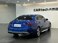 2022 Mercedes-Benz C-Class C 200 L Sport, синий — фото 5