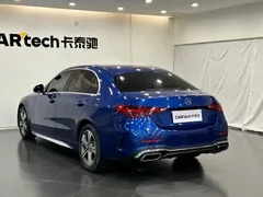 2022 Mercedes-Benz C-Class C 200 L Sport, синий — фото 6