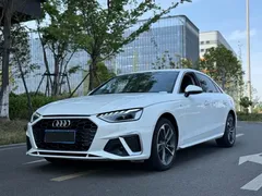 2020 Audi A4L 40 TFSI, белый — фото 1