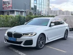 2023 BMW 5 Series 530Li Leading M Sport Package, белый — фото 1