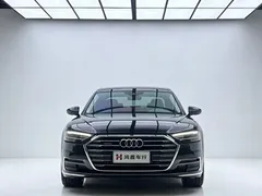 2021 Audi A8L 50 TFSI quattro Comfort, чёрный — фото 2