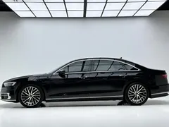 2021 Audi A8L 50 TFSI quattro Comfort, чёрный — фото 3