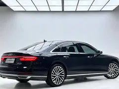 2021 Audi A8L 50 TFSI quattro Comfort, чёрный — фото 4