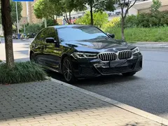 2021 BMW 5 Series 5 530Li M, чёрный — фото 3