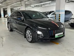 2023 Hongqi E-QM5 560km PLUS, чёрный — фото 3