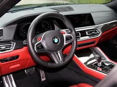 2022 BMW X6 M, чёрный — фото 10