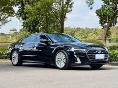 2024 Audi A7L A7 L 45TFSI S-line, чёрный — фото 3