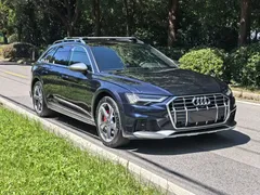 2022 Audi A6 allroad quattro 55 TFSI, синий — фото 3
