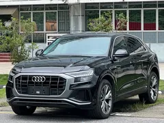 2022 Audi Q8 55 TFSI, чёрный — фото 1