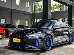 2021 Audi RS 6 4.0T Avant Premium, чёрный — фото 1
