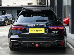 2021 Audi RS 6 4.0T Avant Premium, чёрный — фото 4