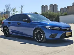 2022 Honda Civic 240TURBO CVT, синий — фото 3