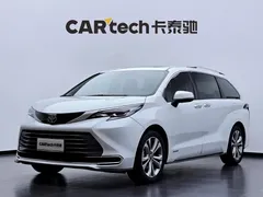 2023 Toyota Sienna 2.5L Hybrid Premium, белый — фото 1