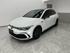 2023 Volkswagen Golf 280TSI DSG R-Line Lite, белый — фото 1