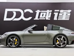 2022 Porsche 911 Targa 4S 3.0T, зелёный — фото 4