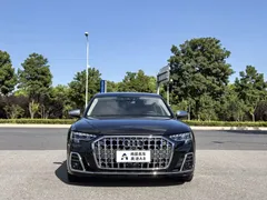 2022 Audi A8L Horch, чёрный — фото 2