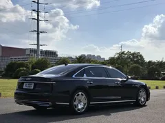 2022 Audi A8L Horch, чёрный — фото 18