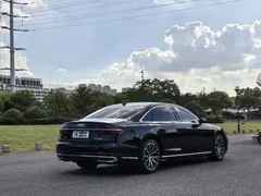 2023 Audi A8L 50 TFSI quattro Select, чёрный — фото 17